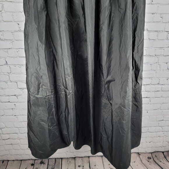 Valerie Stevens Black 100% Silk Pleated Elastic Waist Full Tulle Skirt Medium M - Picture 5 of 14